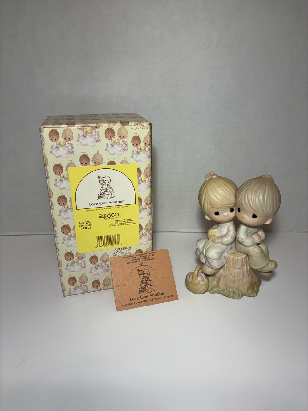 Precious Moments 'Love One Another' E-1376 Signed 1978 Eyeglasses Original 21